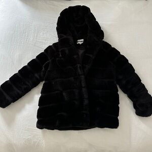 Apparis Goldie Black Fur Coat (M)
